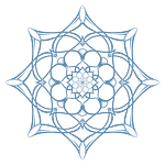 The Tapping Connection, blue mandala logo, EFT Tapping